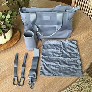 Dagne Dover Wade Diaper Tote Size L in Ash Blue